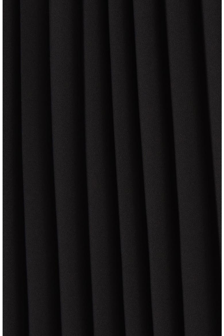 Pull-On Pleated Skirt, Alternate, color, ANNE BLACK