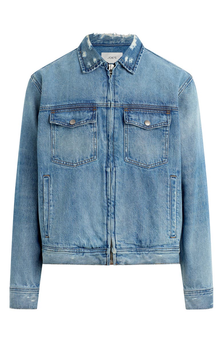Joe's Alan Zip Denim Jacket, Alternate, color, Tujunga