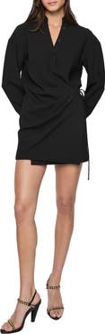 Rebecca Minkoff Erin Long Sleeve Wrap Dress