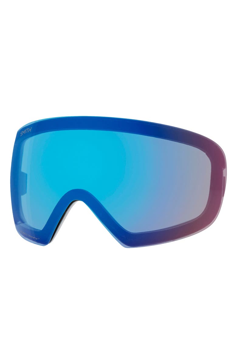 Smith 4D MAG 184mm Snow Goggles, Alternate, color, Black / Chromapop Green