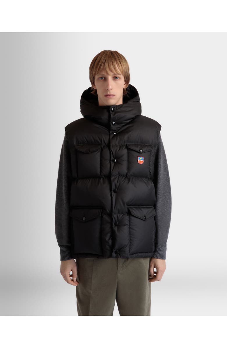 Bally Puffer Gilet, Alternate, color, Black