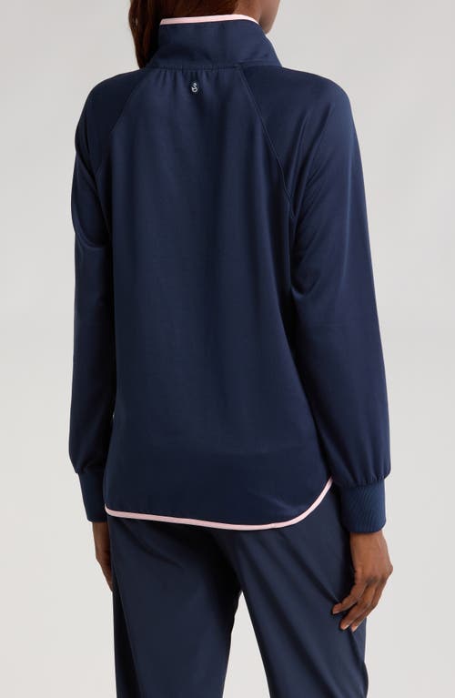 Swannies Ellis Colorblock Pullover In Midnight-navy