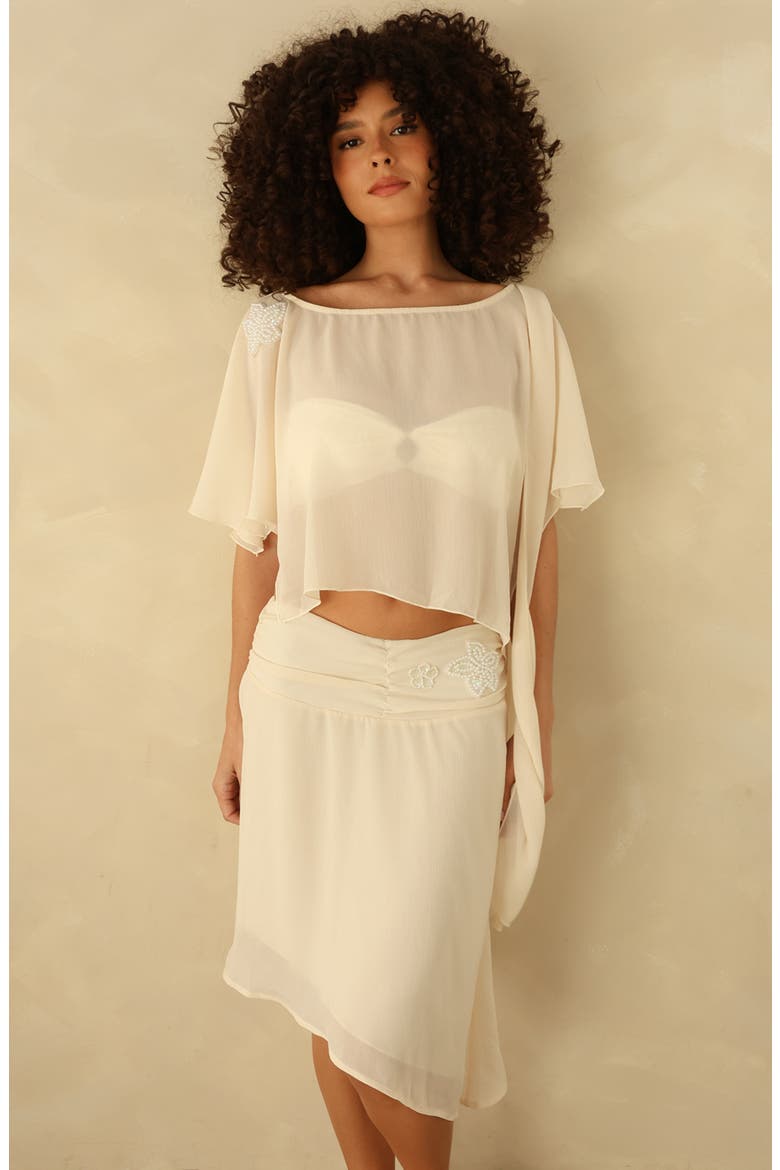 Sunbeam Skirt, Main, color, Dove