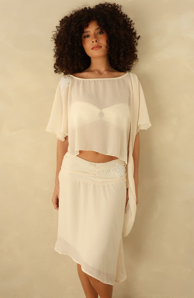 Dippin Daisys Sunbeam Skirt, Main, color, Dove