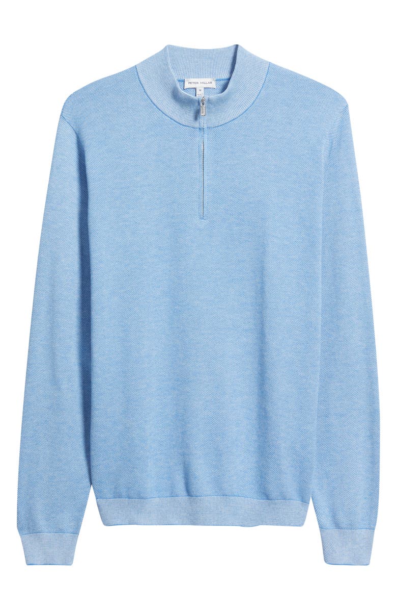Peter Millar Coolspun Lite Quarter Zip Sweater, Main, color, 