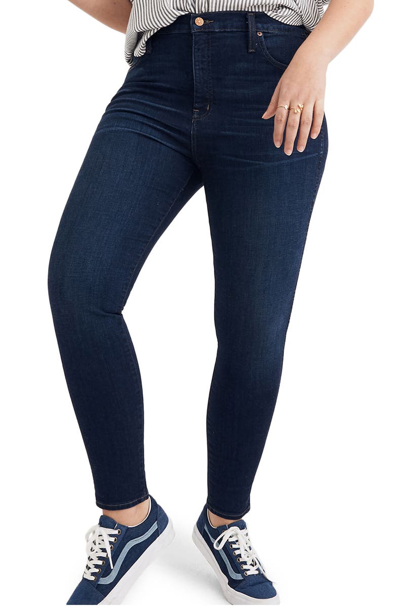 Madewell 10-Inch High Rise Skinny Jeans, Alternate, color,