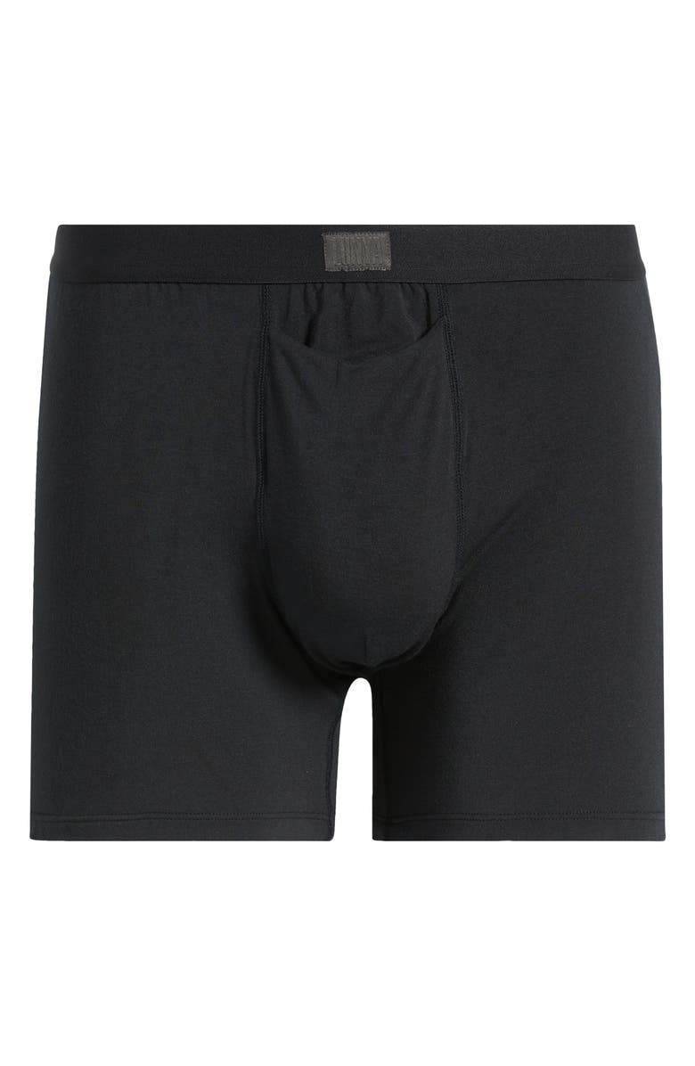 Lunya Stretch Modal Boxer Briefs, Alternate, color, Immersed Black