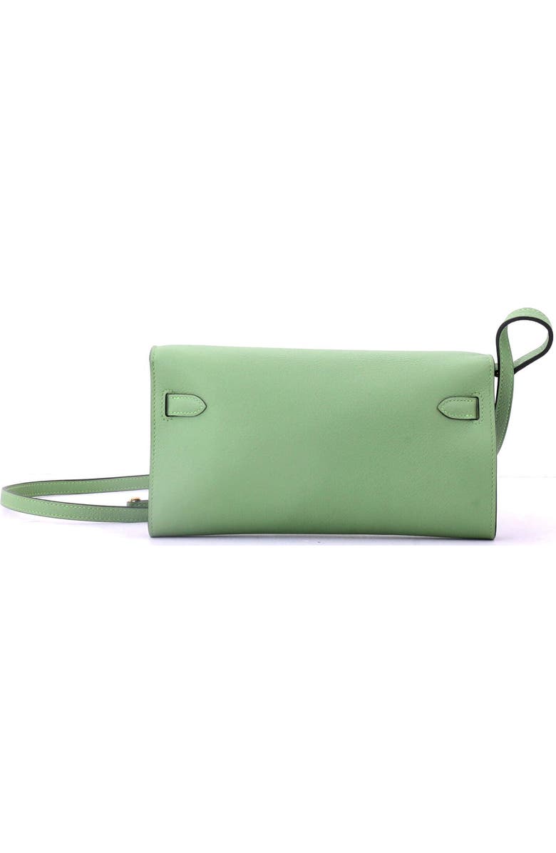 Pre-Owned Hermes Kelly To Go Wallet Evercolor, Alternate, color, Vert Criquet