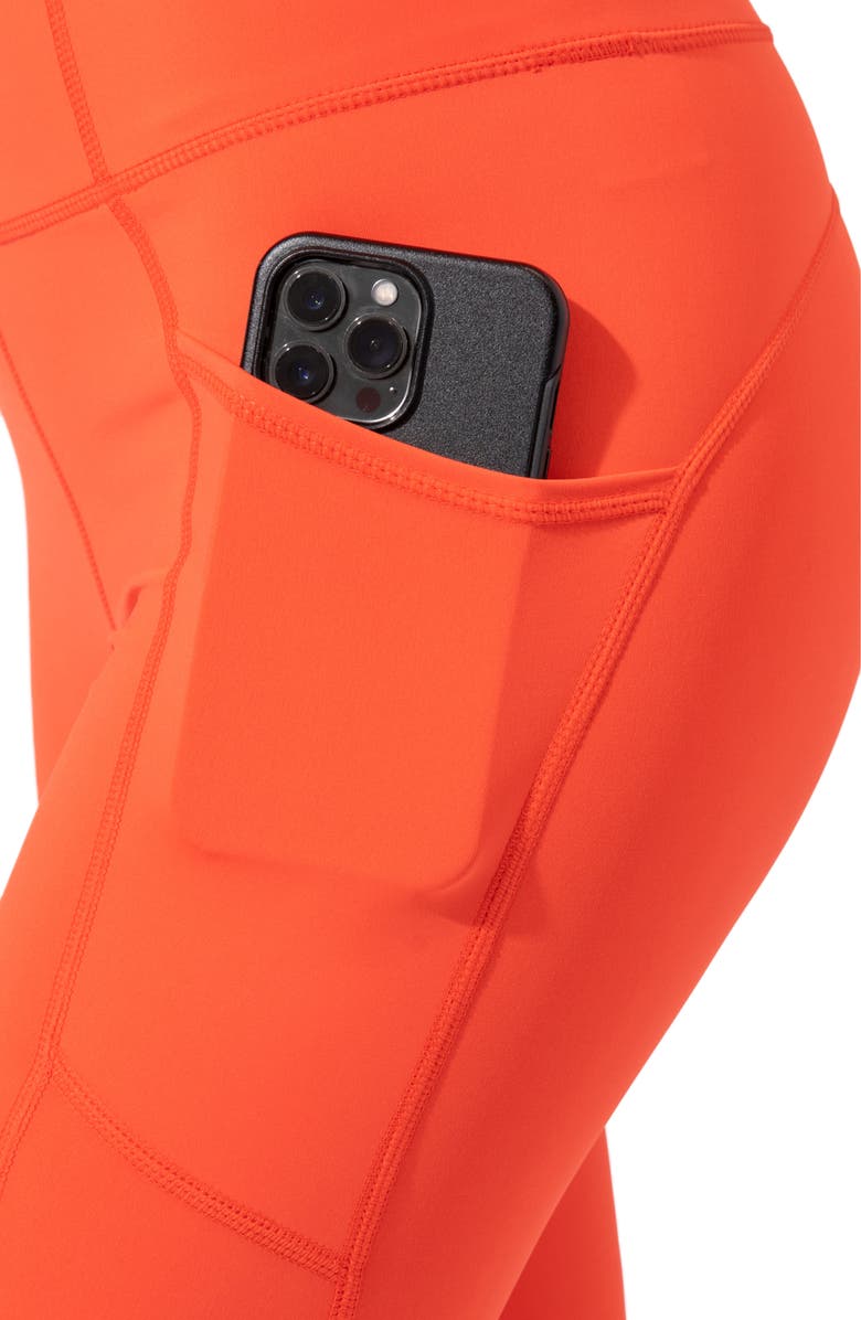 Threads 4 Thought Rita High Waist Pocket Leggings, Alternate, color, Tango