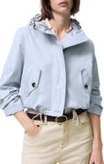 Burberry Cropped Tropical Gabardine Parka