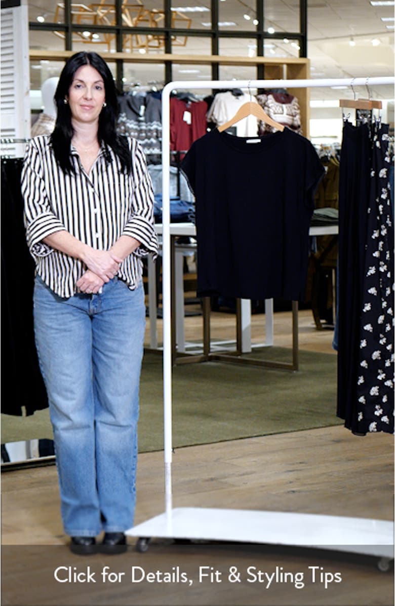 Aurore Lace Trim Pajama T-Shirt, sales video thumbnail