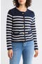 selected Navy Still- Ivory Stripe