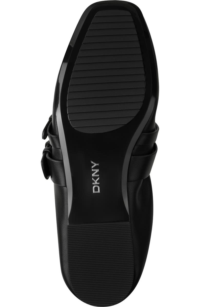 DKNY Dade Buckle Strap Ballet Flat, Alternate, color, Black