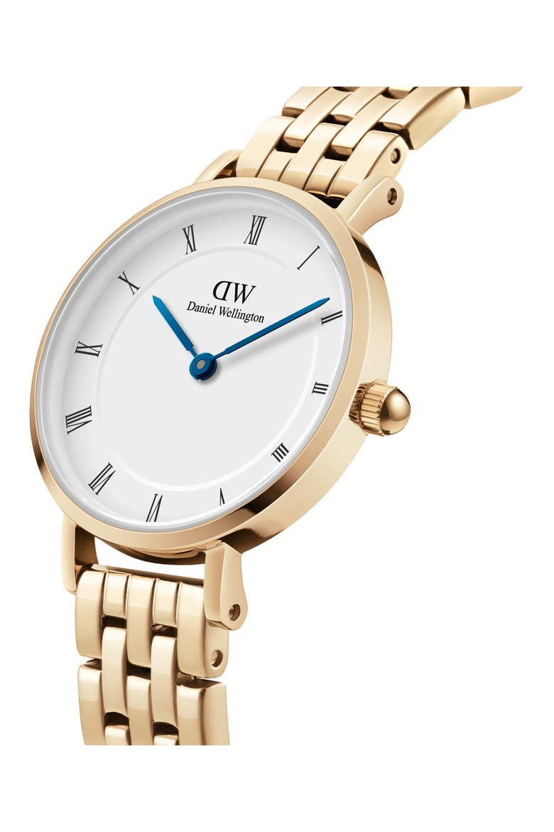 Petite Bracelet Watch, 28mm, Alternate, color, GOLD