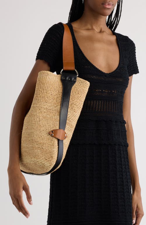 Isabel Marant Bucket Bag In Natural/cognac