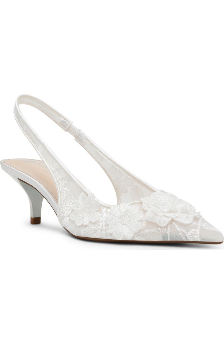 Betsey Johnson Dian Slingback Pump, Main, color, Ivory