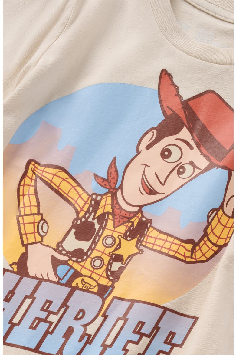 Graphic Cotton T-Shirt, Alternate, color, THE SHERIFF IS HERE IVORY