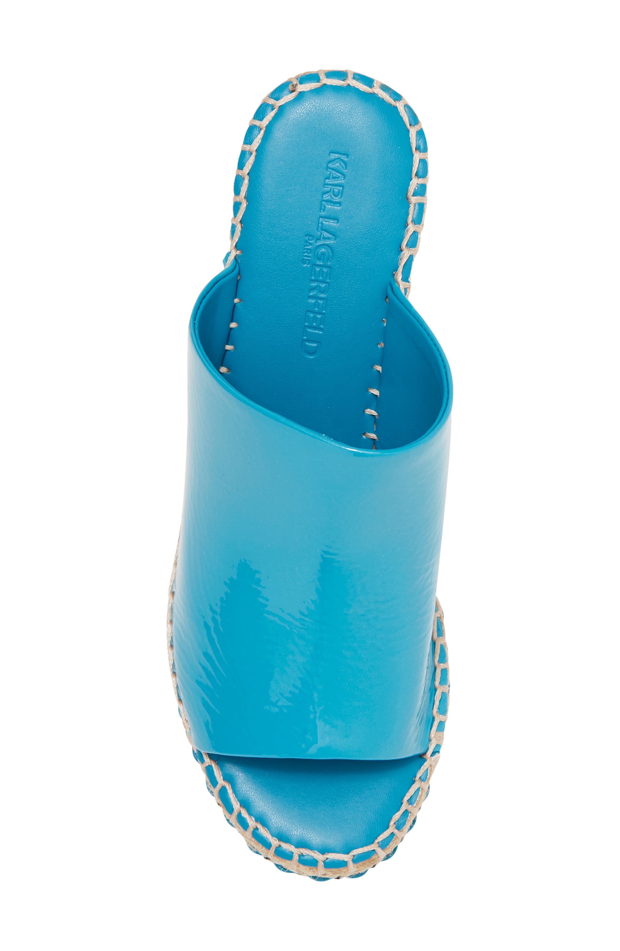 Azure Open Toe Wedge Espadrille Sandal, Alternate, color, DIVA BLU