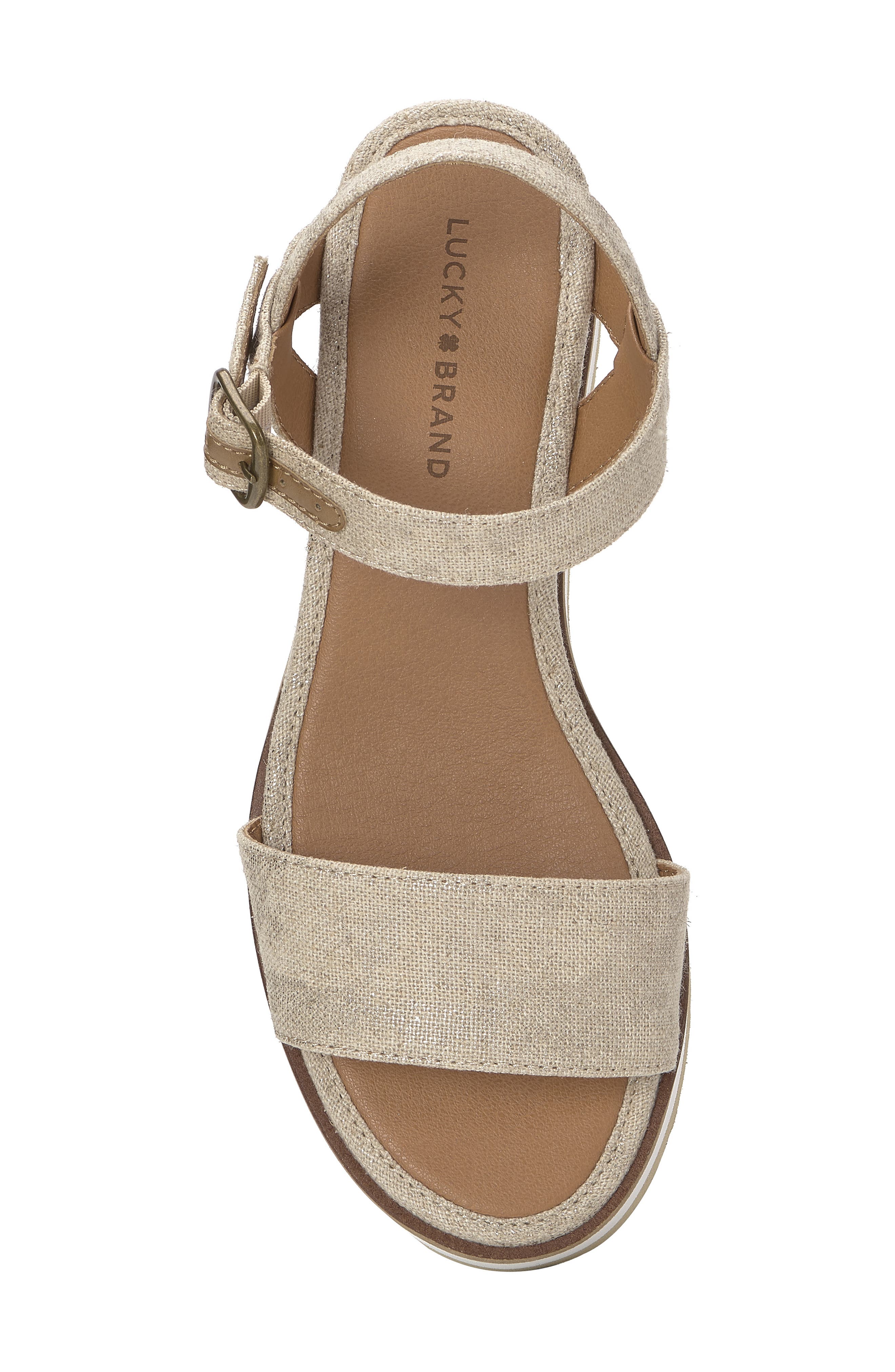Tema Platform Wedge Sandal, Alternate, color, NATURAL/ PLAT