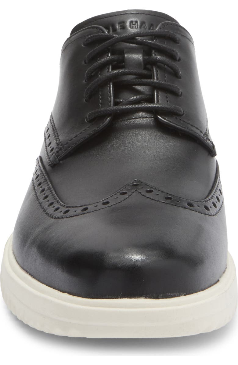 Cole Haan ØriginalGrand Wingtip Oxford, Alternate, color, Black/ Ivory