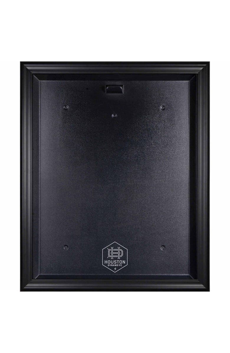 FANATICS AUTHENTIC Houston Dynamo Black Framed Team Logo Jersey Display Case, Main, color, 
