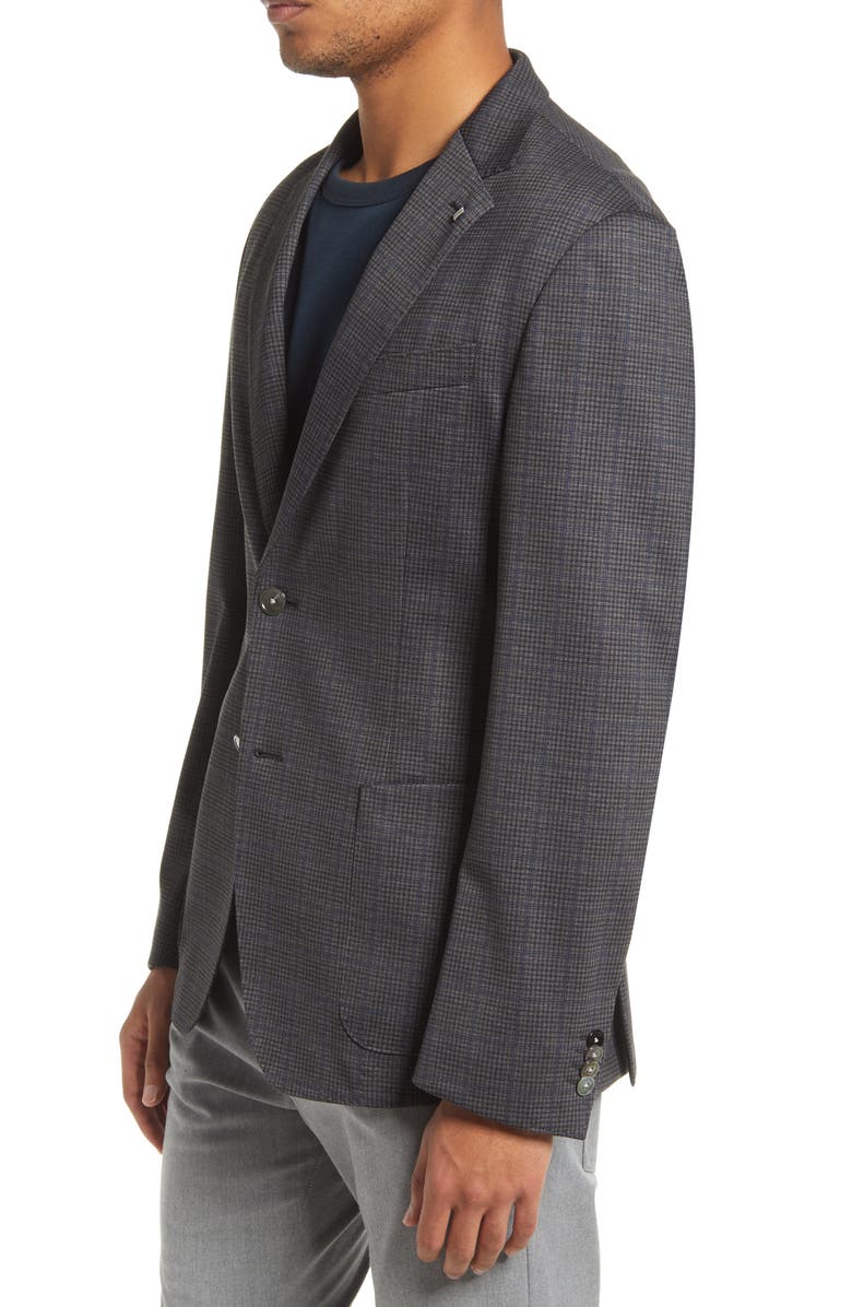 BOSS Hanry Slim Fit Plaid Sport Coat, Alternate, color,