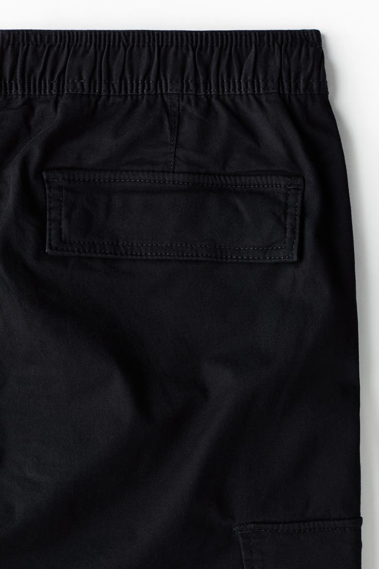 Slim-fit Cargo Pants, Alternate, color, Black