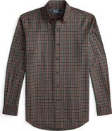 Polo Ralph Lauren Classic Fit Plaid Cotton Twill Button-Up Shirt