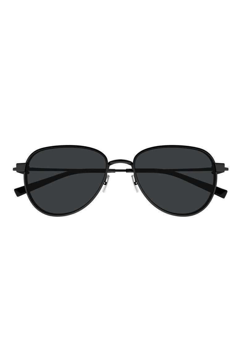 53mm Panthos Sunglasses, Main, color, BLACK