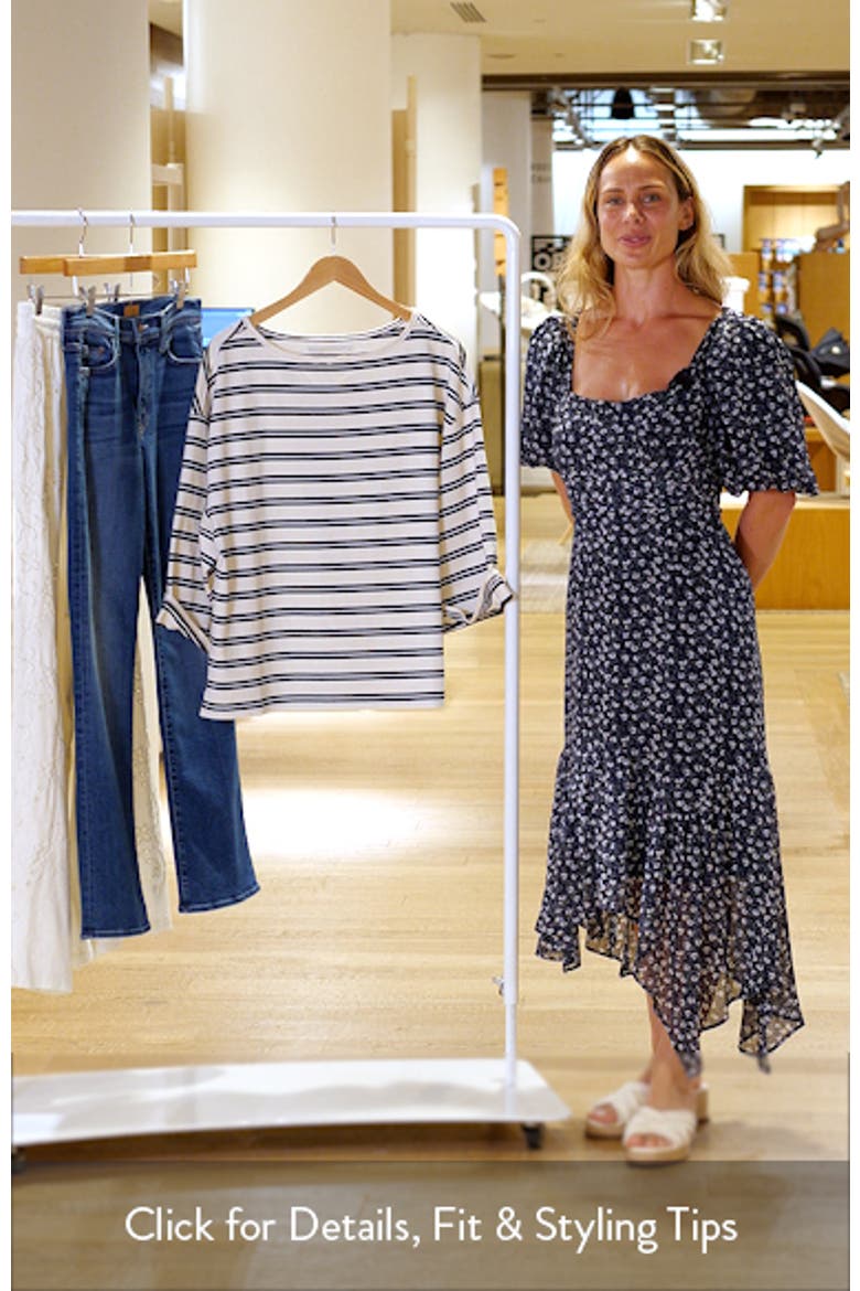 C'est la Vie Stripe Cotton T-Shirt video