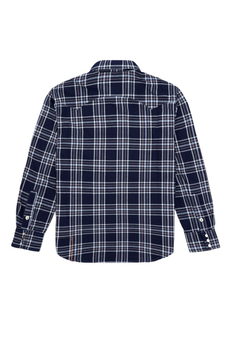 Smith Texan Shirt, Alternate, color, DARK BLUE CHECK