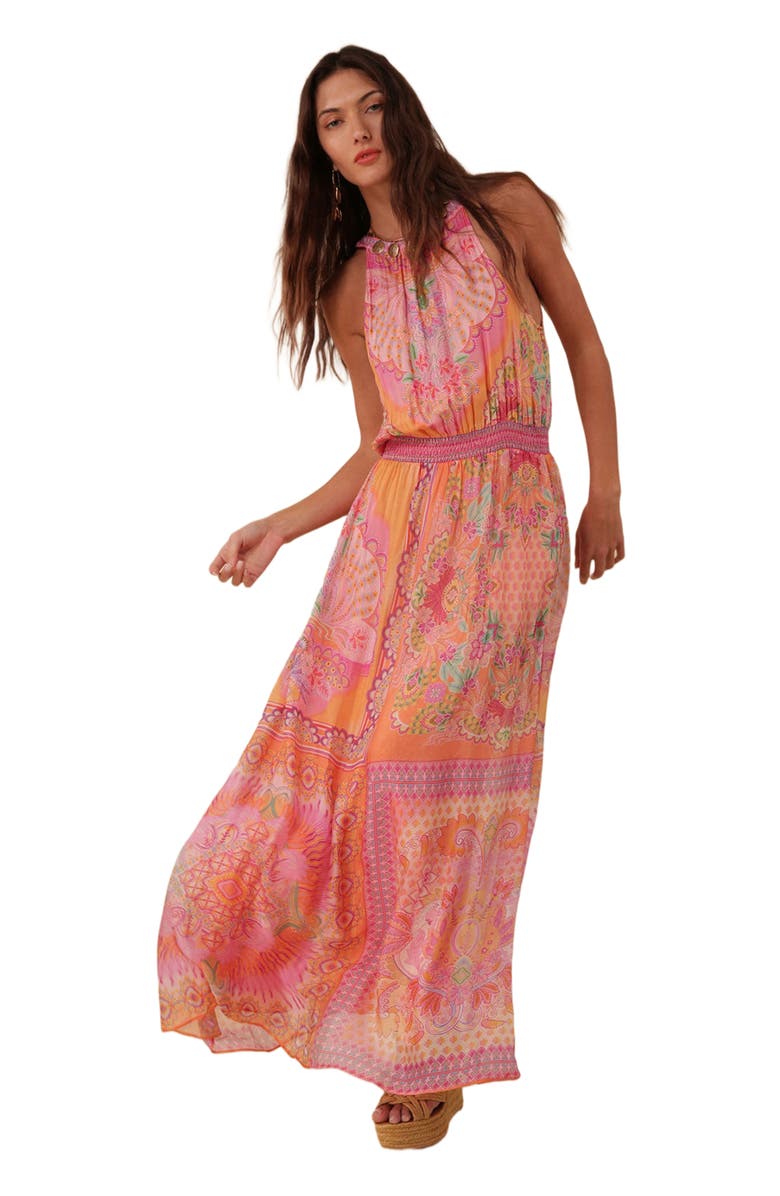 Hale Bob Magnolia Maxi Dress, Main, color, 