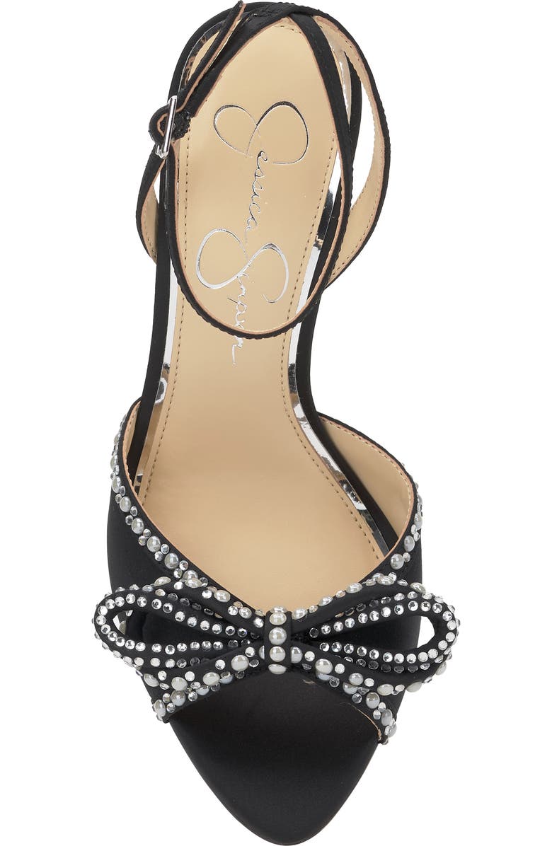 Jessica Simpson Nolira Bow Sandal, Alternate, color, Black