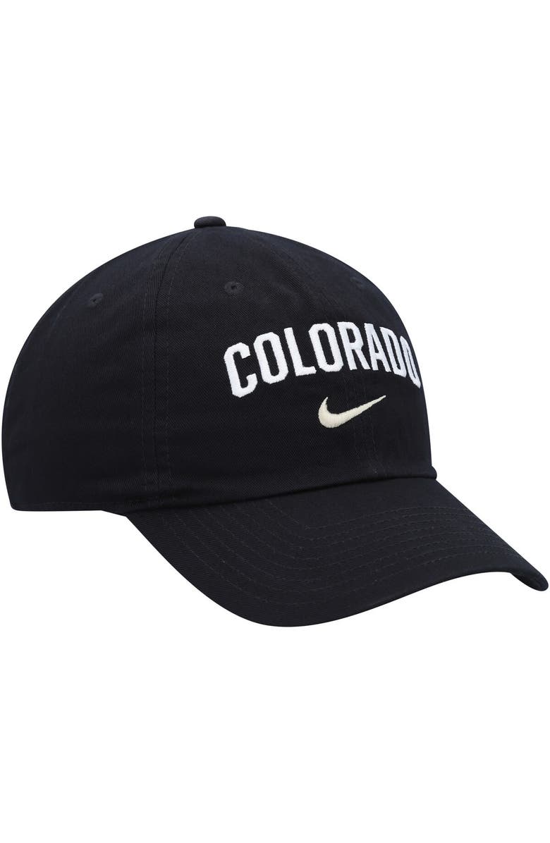 Nike Men's Nike Black Colorado Buffaloes Heritage86 Arch Performance Adjustable Hat, Alternate, color, 