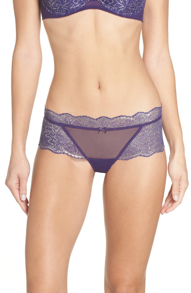 b.tempt'd by Wacoal Lace Boyshorts, Main, color, 