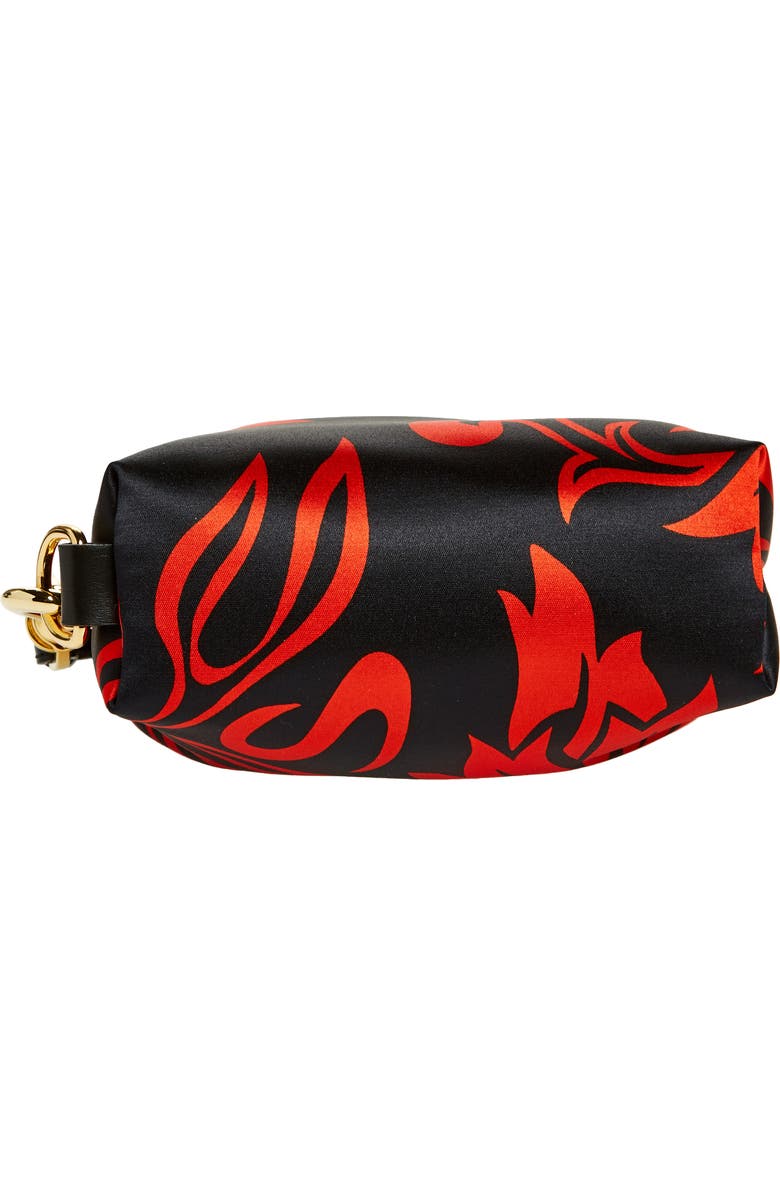 Sacai Small Pochette Floral Print Top Handle Bag, Alternate, color,