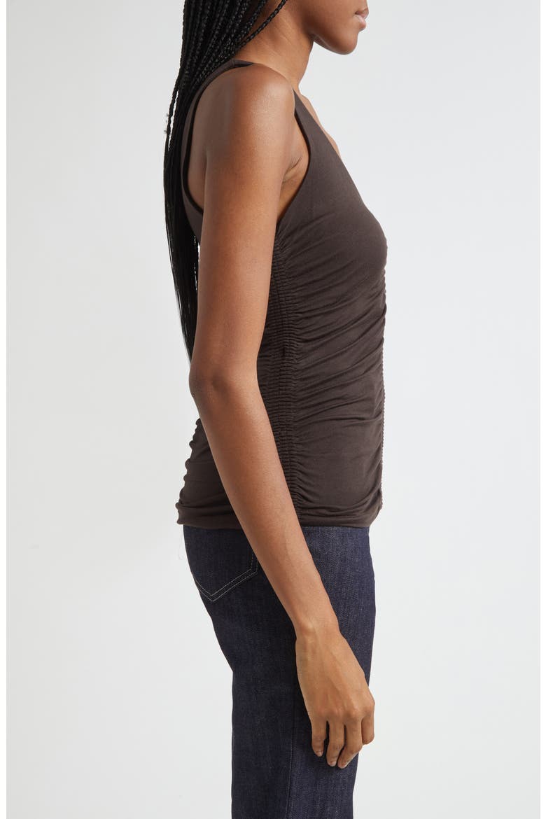 Vinny Ruched Tank, Alternate, color, CHOCOLATE BROWN