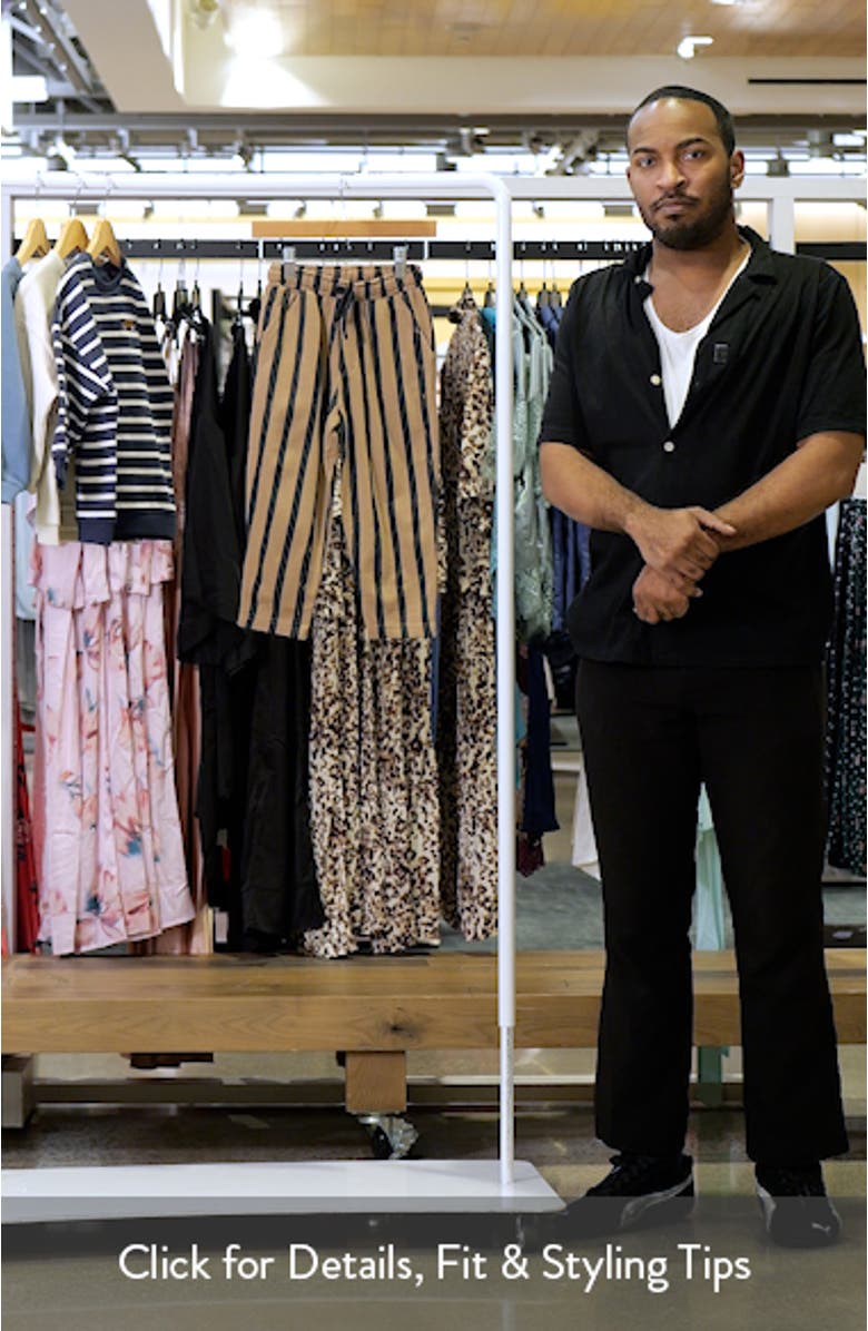 Kids' Vertical Stripe Cotton Sweatpants, sales video thumbnail