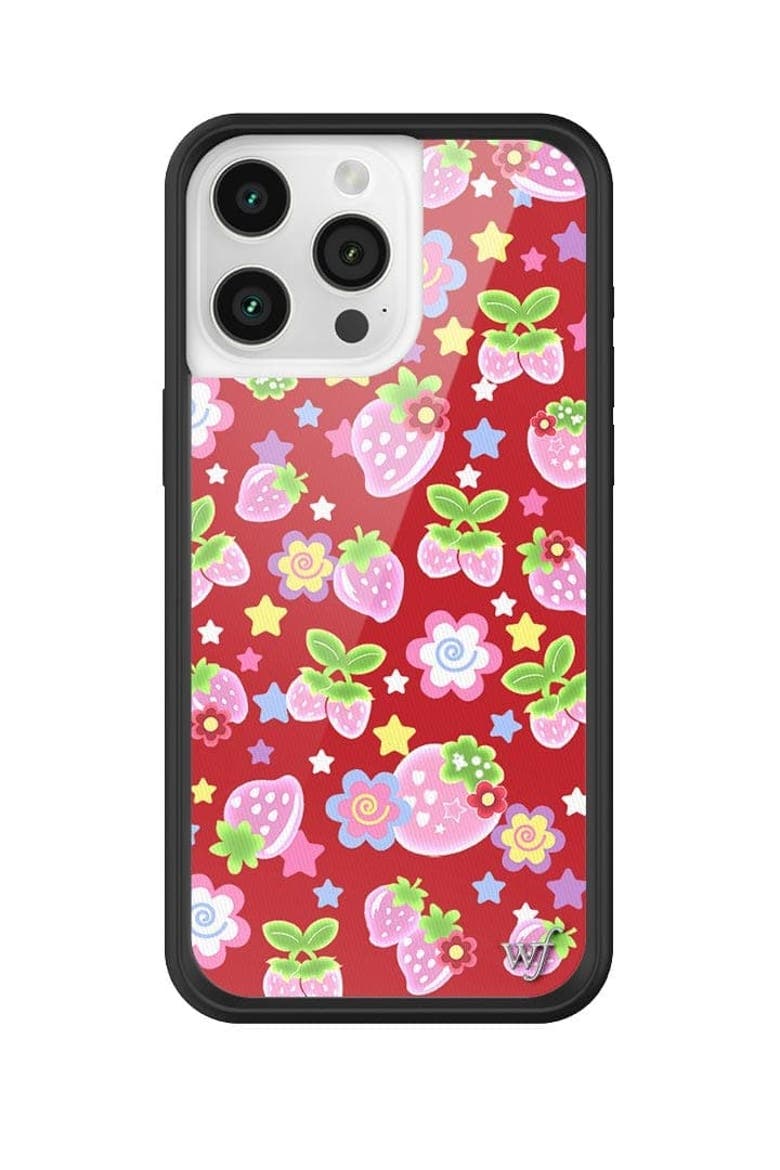 Star-Berries iPhone Case, Alternate, color, Red