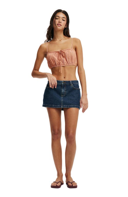 Cotton On Emily Micro Top In Multi Texture Stripe