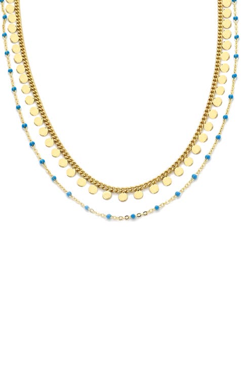 Beaded Layered Necklace