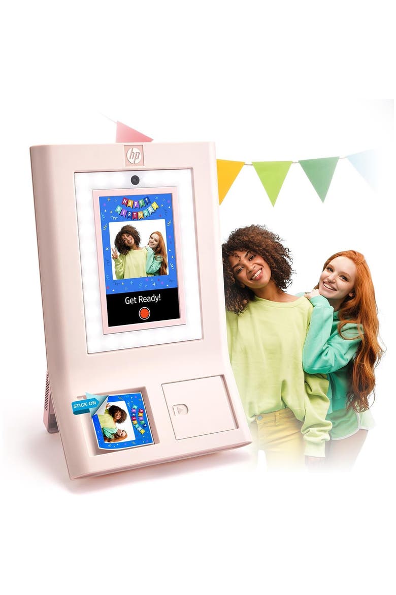 Sprocket Photo Booth Printer, Portable 3x4 Instant Photo Printer, Main, color, Pink