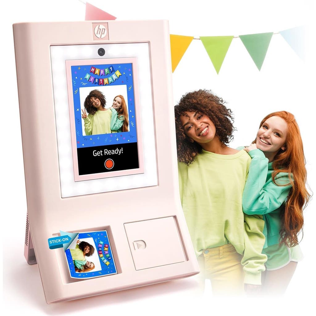 HP Sprocket Photo Booth Printer, Portable 3x4 Instant Photo Printer in Pink at Nordstrom