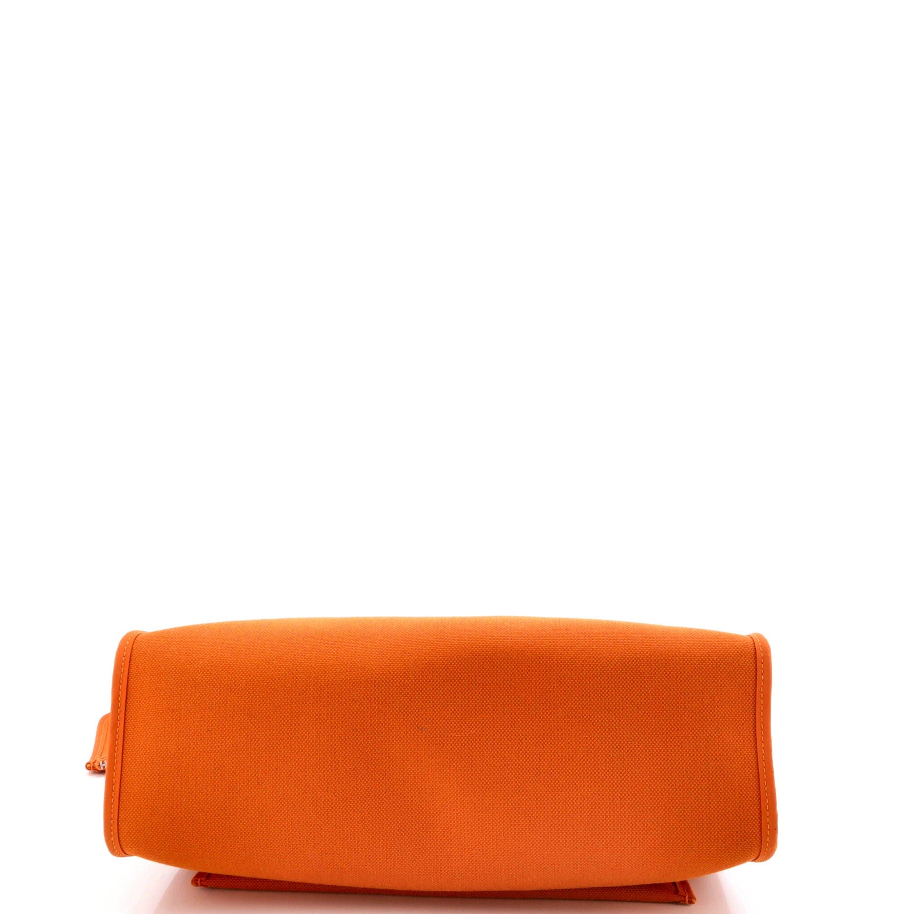 Pre-Owned Hermes Herbag Zip Leather and Toile 31, Alternate, color, Abricot