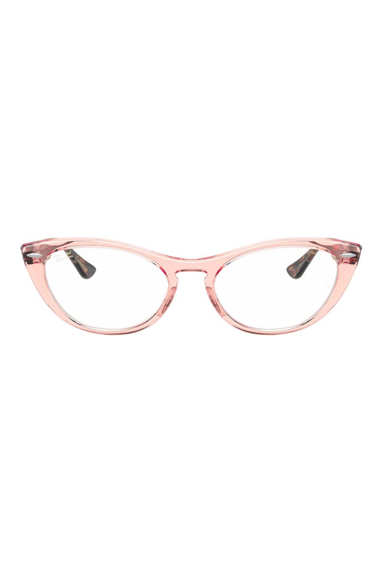 Unisex Nina 51mm Cat Eye Optical Glasses, Main, color, PINK