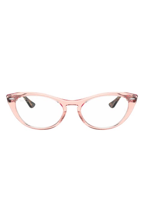 Unisex Nina 51mm Cat Eye Optical Glasses