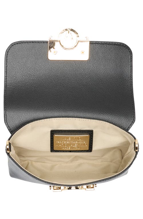 Valentino By Mario Valentino Lilou Bonbonniere Leather Crossbody Bag In Black
