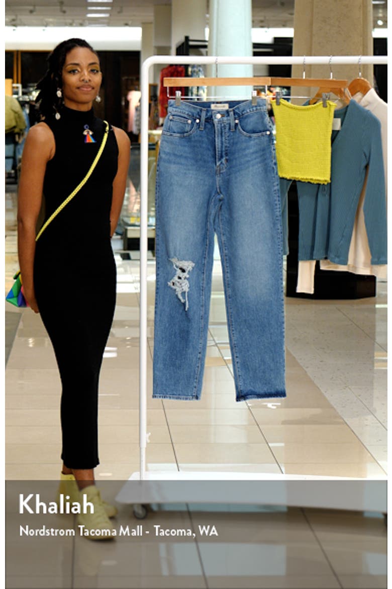 Straight Leg Stretch Cotton Jeans video