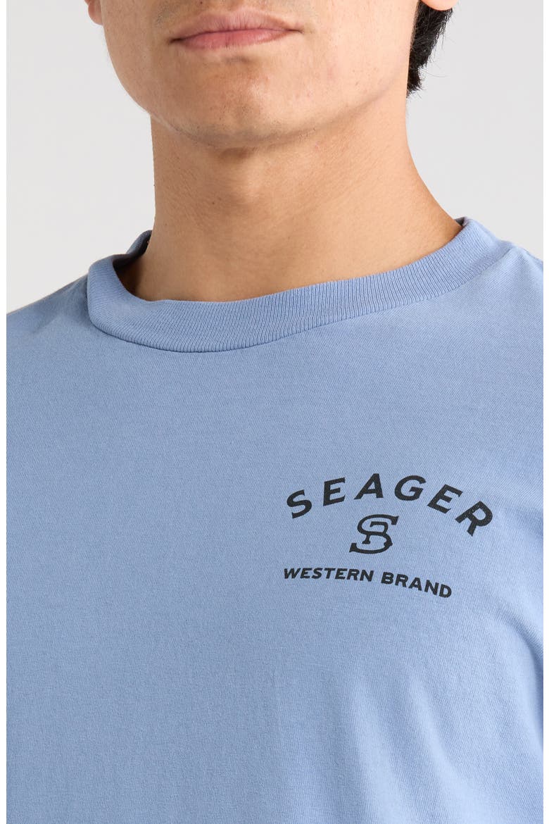 Logo Graphic T-Shirt, Alternate, color, FADED DENIM