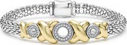 LAGOS Embrace XOX Diamond Rope Bracelet